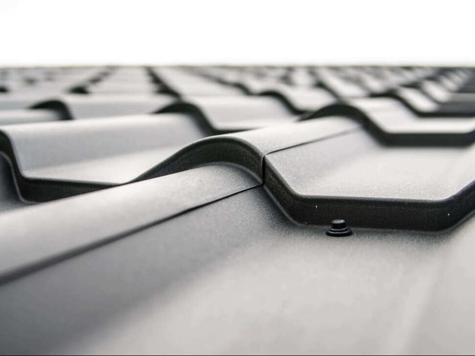 Gray metal roof